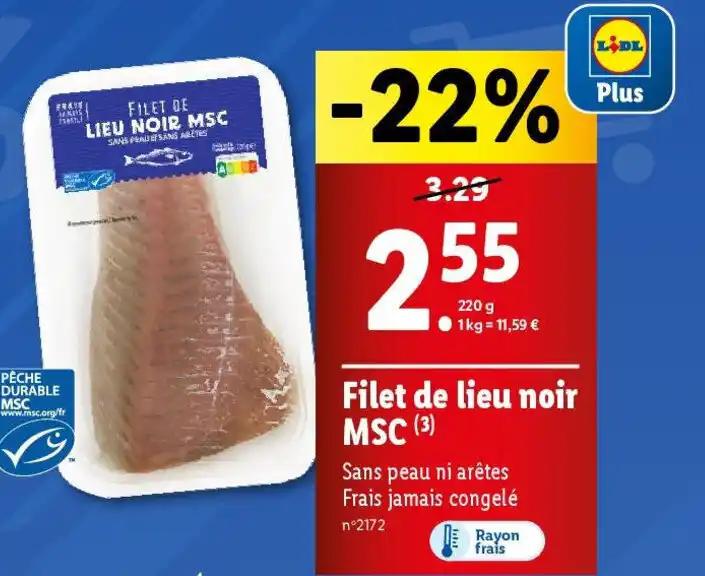 Filet de lieu noir MSC (3)