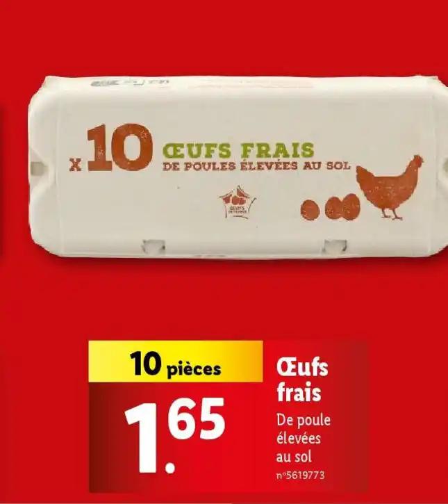 Œufs frais