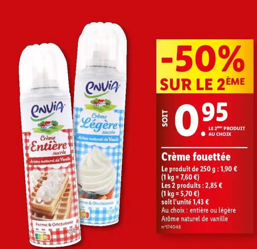 Crème fouettée