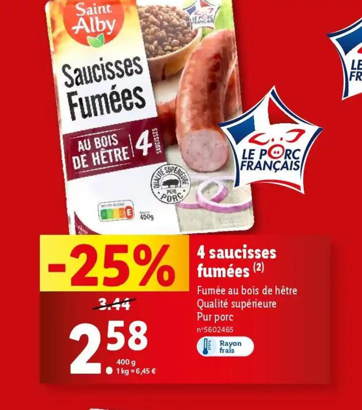 4 saucisses fumées (2)