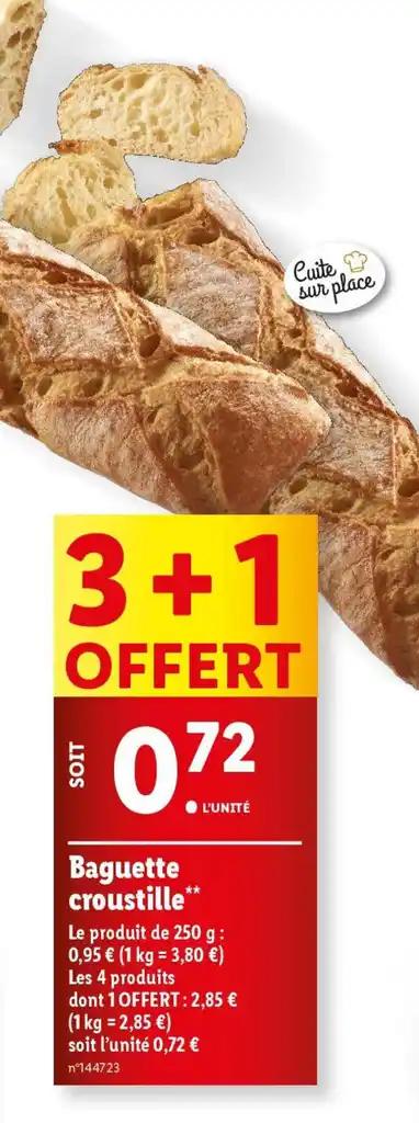 Baguette croustille**