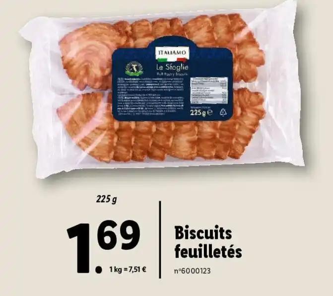 Biscuits feuilletés