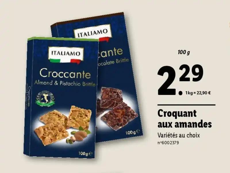 Croquant aux amandes