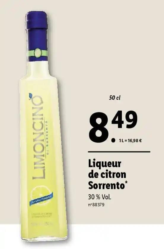 Liqueur de citron Sorrento*