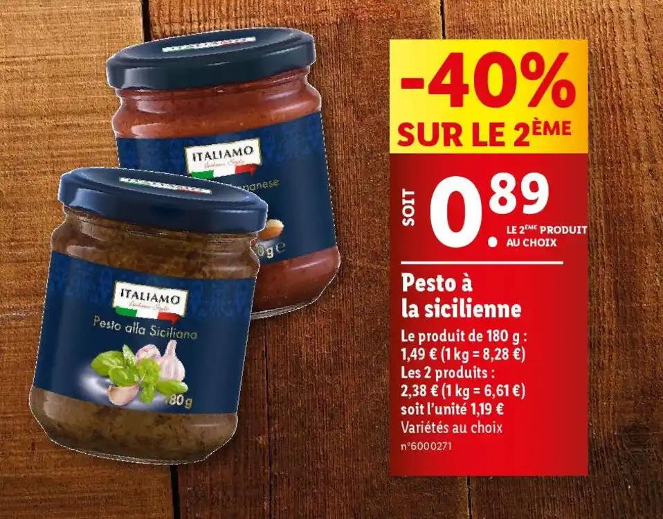 Pesto à la sicilienne