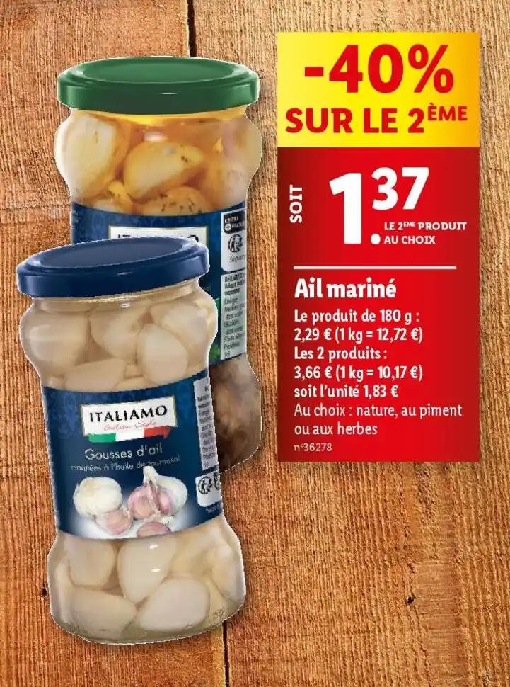 Ail mariné