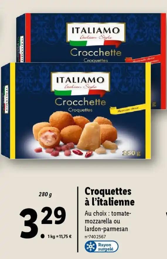Croquettes à l'italienne