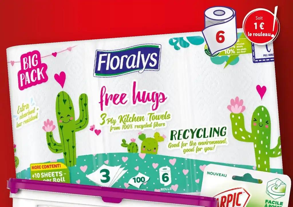 Essuies-tout recyclé