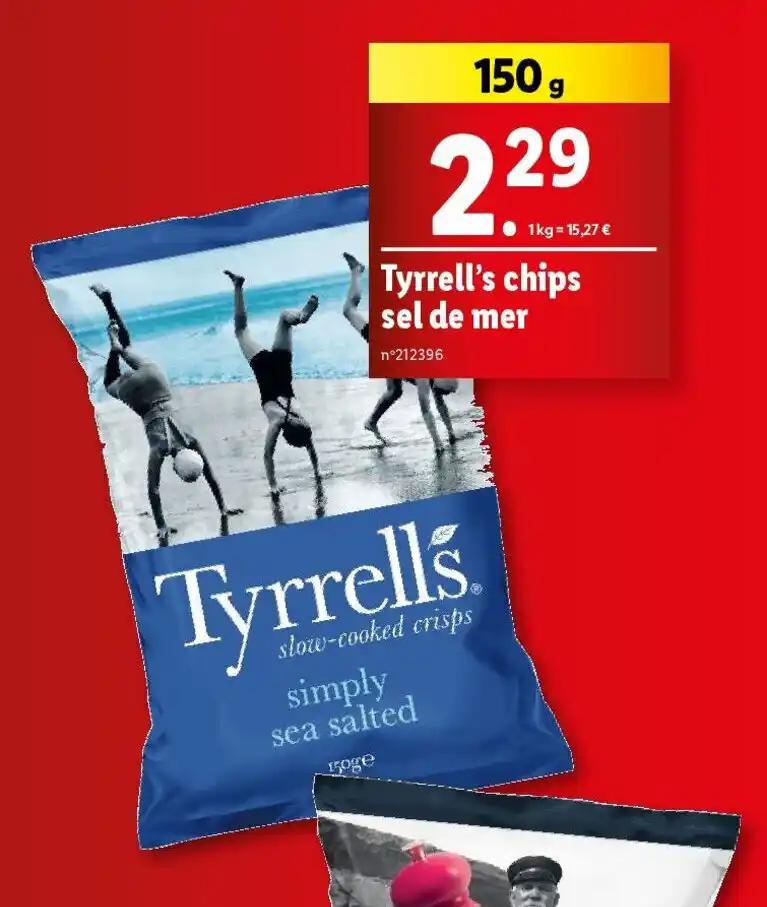 Tyrrell's chips sel de mer