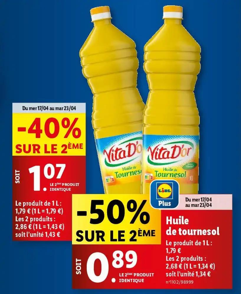 Huile de tournesol