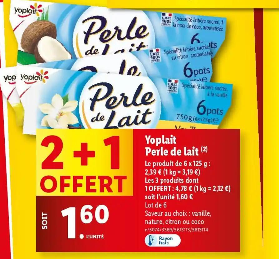 Yoplait Perle de lait (2)