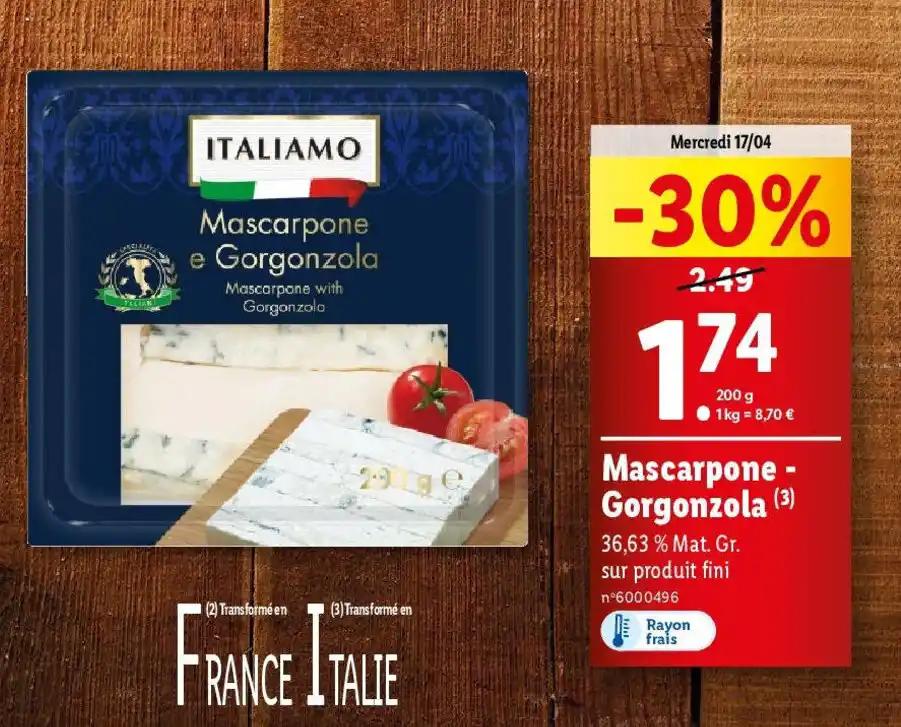 Mascarpone - Gorgonzola