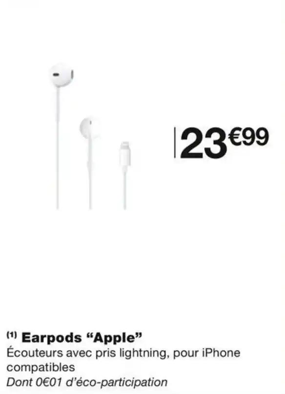 (1) Earpods "Apple"