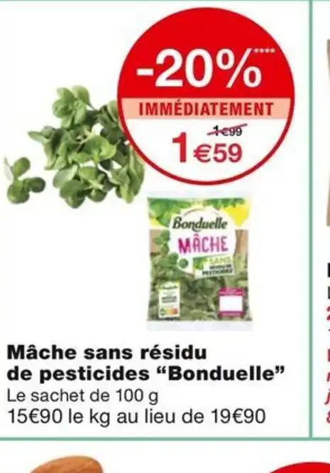 Mâche sans résidu1.99