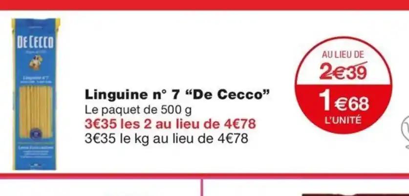 Linguine n° 7 "De Cecco"