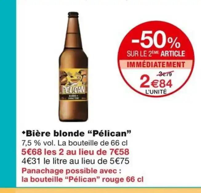 Bière blonde Pélican