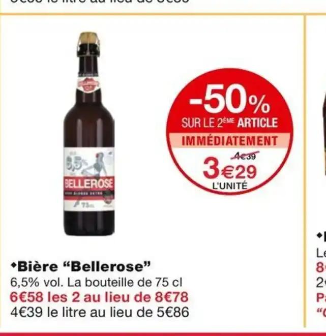 Bière "Bellerose