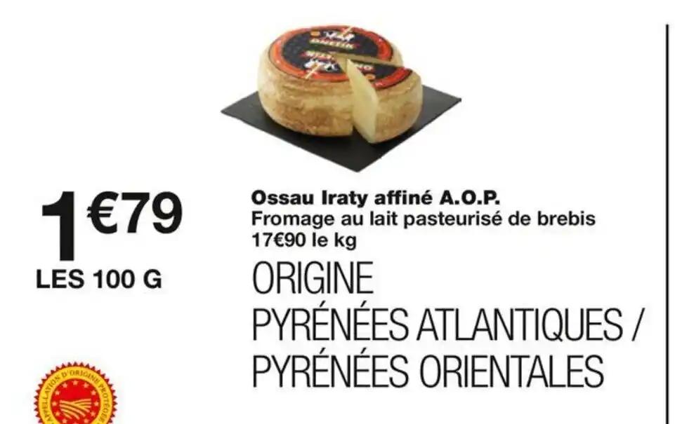 Ossau Iraty affiné A.O.P.