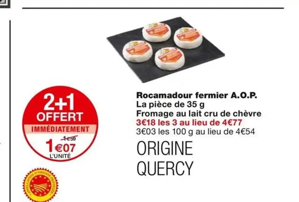 Rocamadour fermier A.O.P