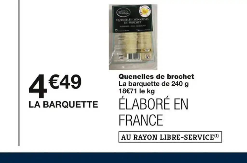 Quenelles de brochet
