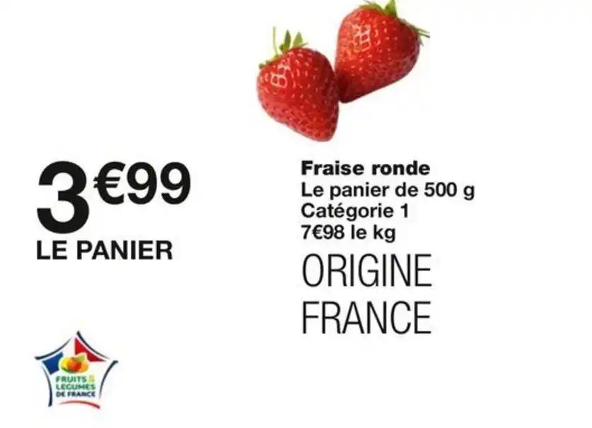 Fraise ronde
