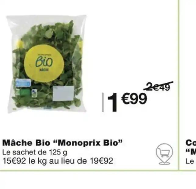 Mâche Bio "Monoprix Bio