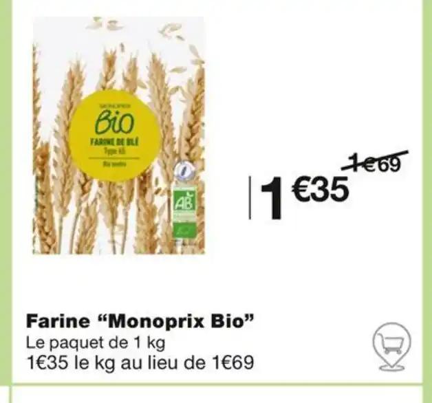 Farine "Monoprix Bio"
