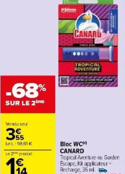 Bloc WC CANARD