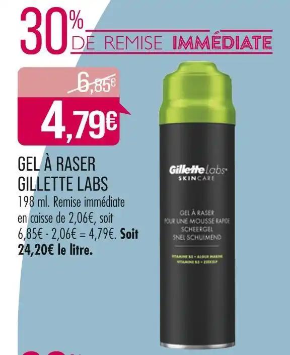 GILLETTE LABS GEL À RASER