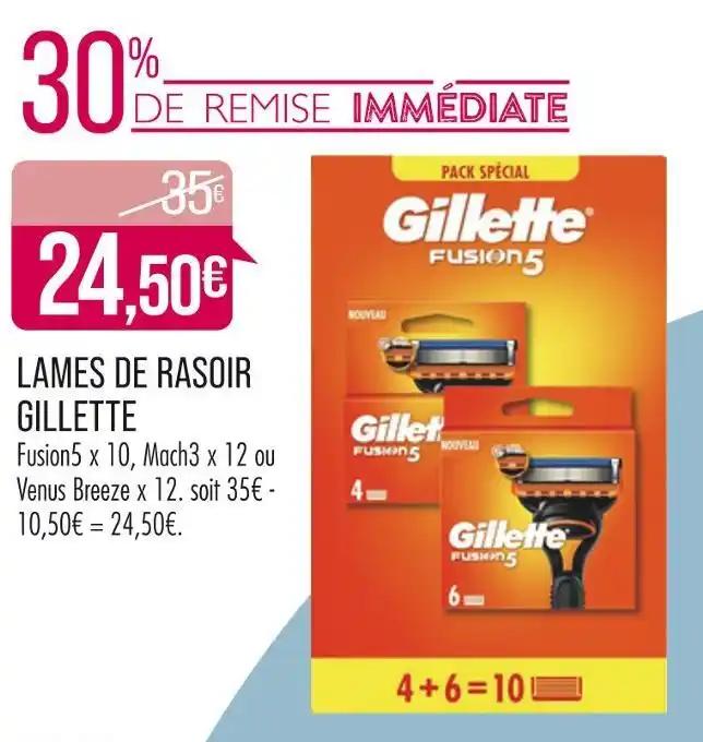 GILLETTE LAMES DE RASOIR