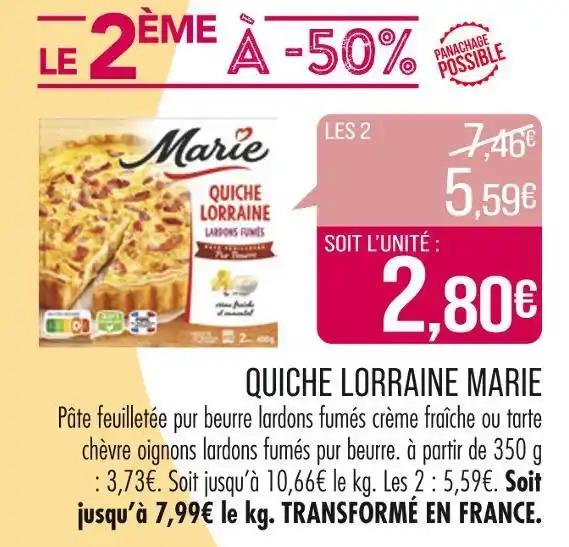 MARIE QUICHE LORRAINE