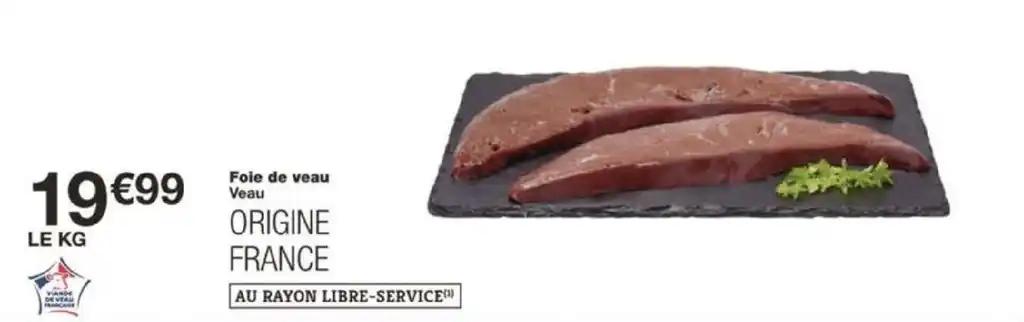 Foie de veau Veau