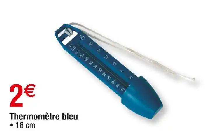 Thermomètre bleu