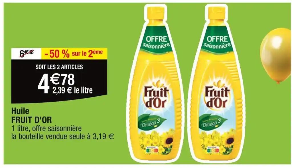 FRUIT D'OR Huile
