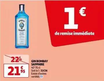 Sapphier - gin bombay