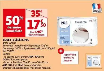 Peg - couette légère
