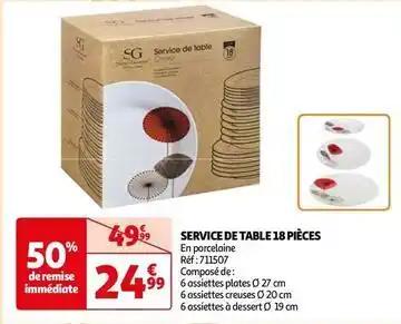 Service de table