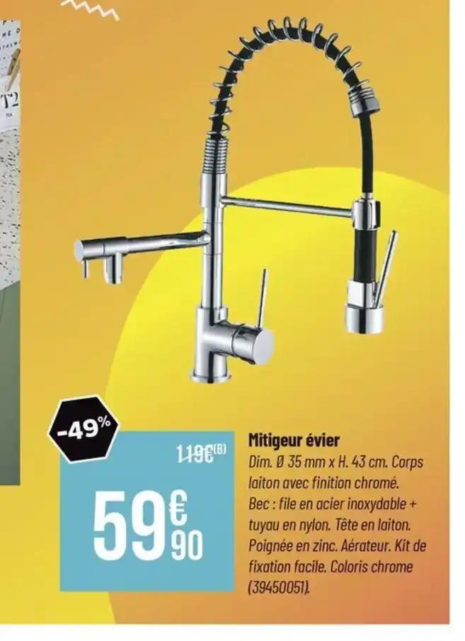 Mitigeur évier