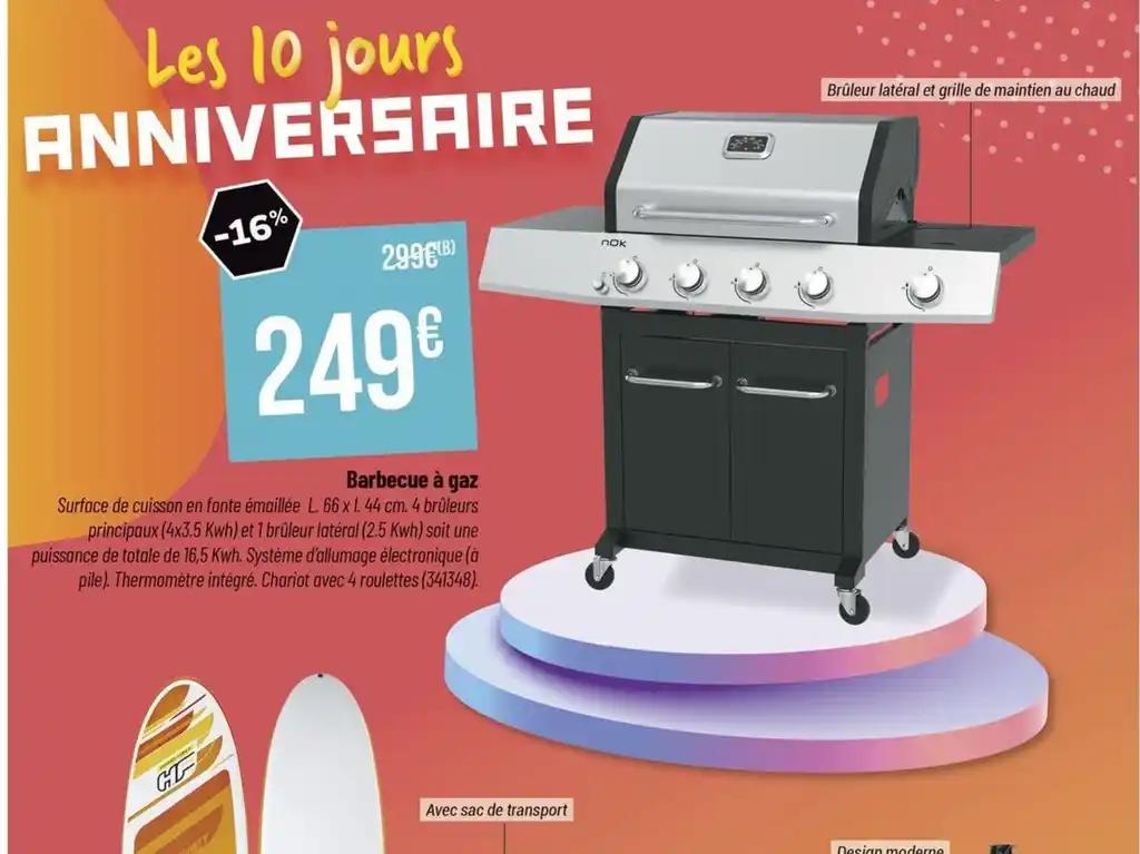 Barbecue à gaz