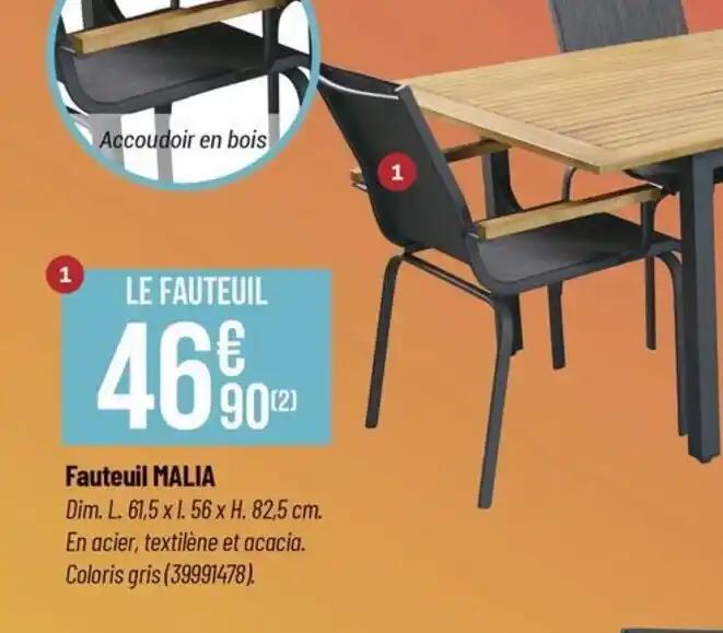 Fauteuil MALIA