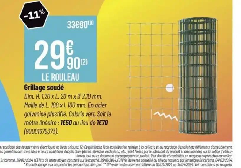 Grillage soudé