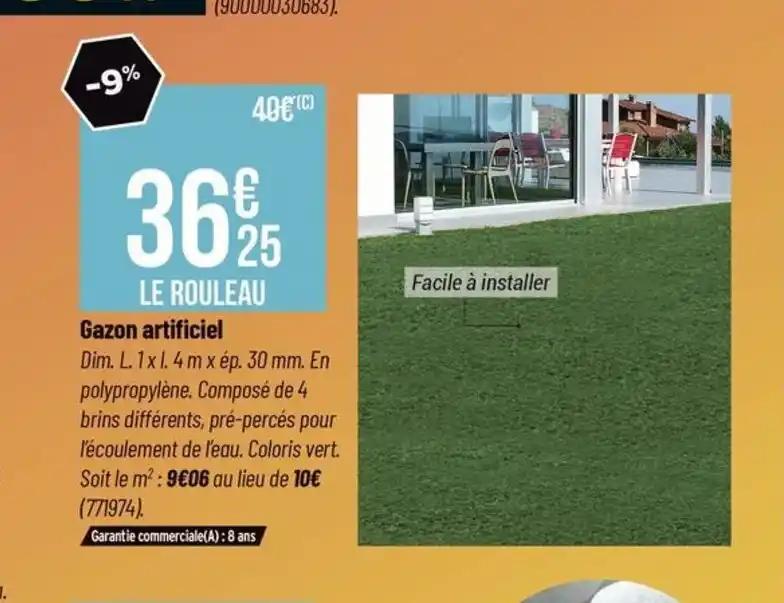 Gazon artificiel