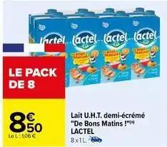 Lait demi-écrémé