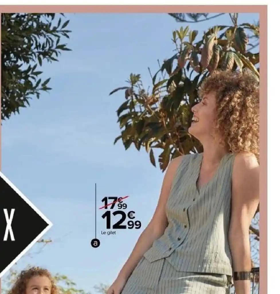 Gilet Costume Femme