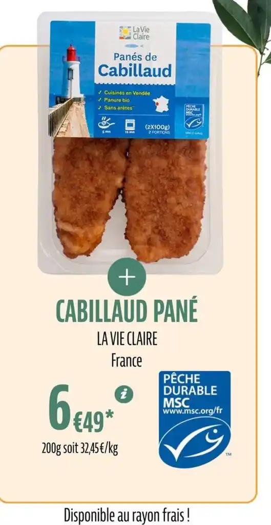 CABILLAUD PANÉ