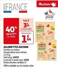 Auchan - allumettes