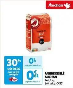 Auchan - farine de ble