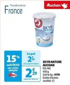Auchan - skyr nature