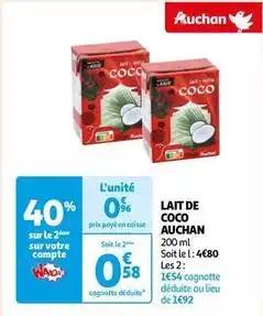 Lait de coco