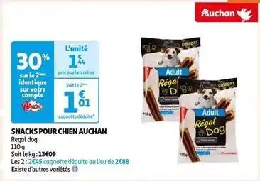Auchan - snacks pour cien